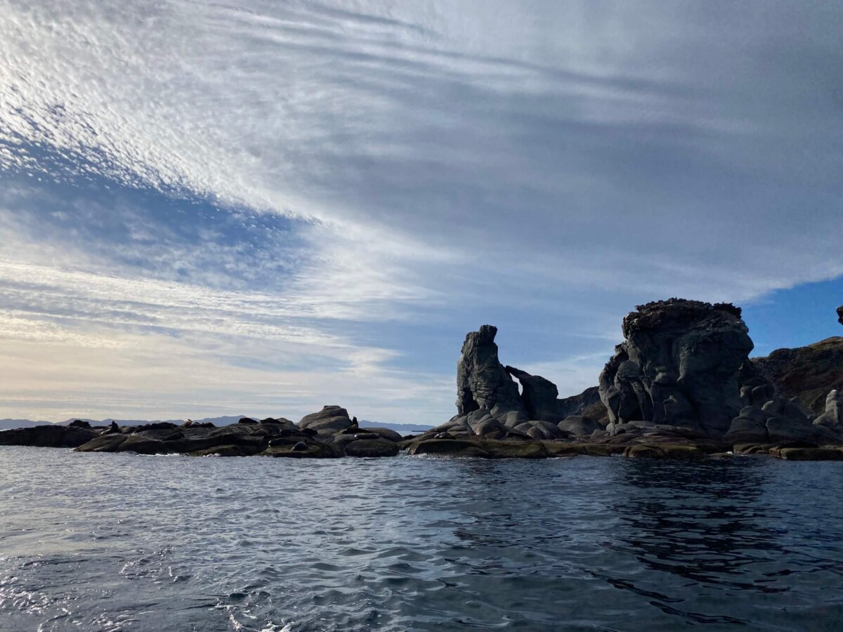 Isla Coronada in the Sea of Cortez